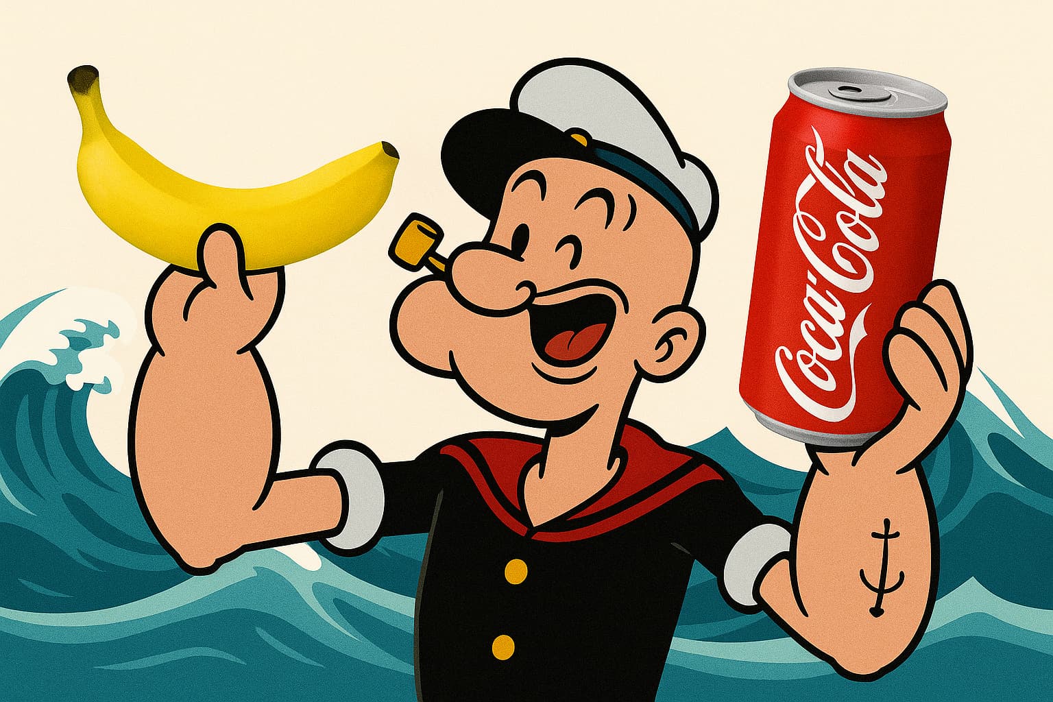 Les bananes Coca Cola contre le mal de mer | Blog Ferryfinder.com